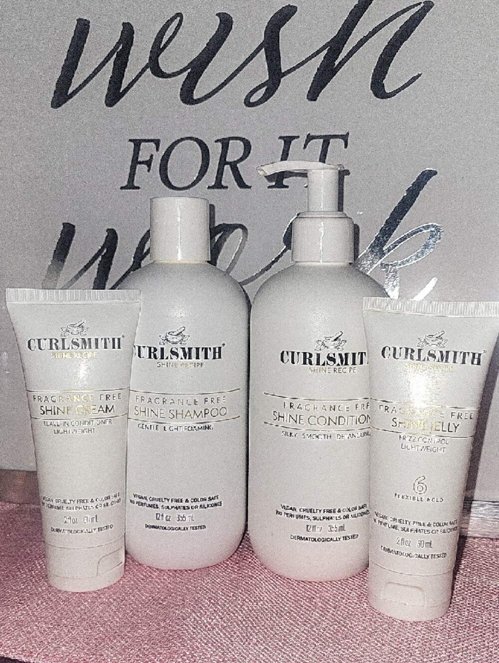 Curlsmith Fragrance Free Shine Shampoo & Conditioner Set - 4 Pcs - Picture 2 of 10